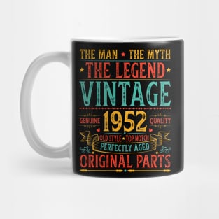 The Man The Myth The Legend Vintage 1952 70th Birthday Birthday Mug